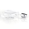 2 Pack - 30ML Flint Glass Refillable Perfume Bottle, Square