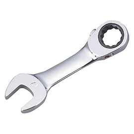 TRUSCO TGRC11S Gear Wrench Combination Short Type, Dimensions: 0.4 x 4.3 inches (11 x 11 x 103 mm)
