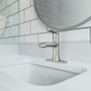 Moen LISO Spot Resist Brushed Nickel One-Handle Bathroom Faucet, One