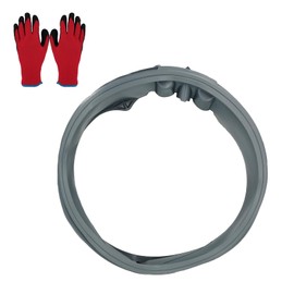 Washer Door Boot Seal Compatible with Frigidaire Electrolux Washing Machine Door Bellow Gasket Replace 5304505004 5304505239 5304516744 4931397 AP6973284