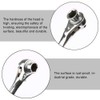 MASO H14134 19mm x 24mm Hexagonal Scaffold Ratchet Wrench Stainless