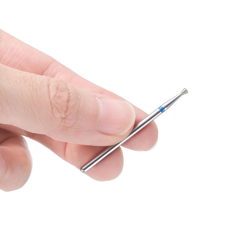 sourcing map 5pcs 120-140 Grits Diamond Grinding Bit 2.1mm Inverted