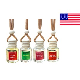 4 Pack Air fresheners | Long lasting car air fresheners, Hand-made in USA | Small room diffuser | Small Business Woman Owned. (8 ml Delightful & Elegant Pack Mix)