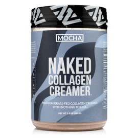 Naked Collagen Mocha Coffee Creamer - Collagen Creamer For Coffee - Dairy-Free, Gluten-Free, GMO-Free - Support Hair, Skin, and Nails - 40 Servings