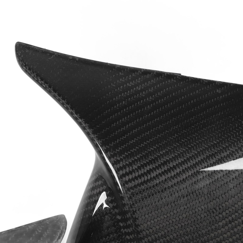 1 Pair Carbon Fiber Mirror Covers Ox Horn Style Car