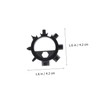 Tofficu 3pcs Octopus Design Multi Functional Bike Tool Portable Screwdriver
