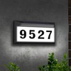 Solar Address Sign, Lighted Address Plaque Outdoor Waterproof, Illuminated Address
