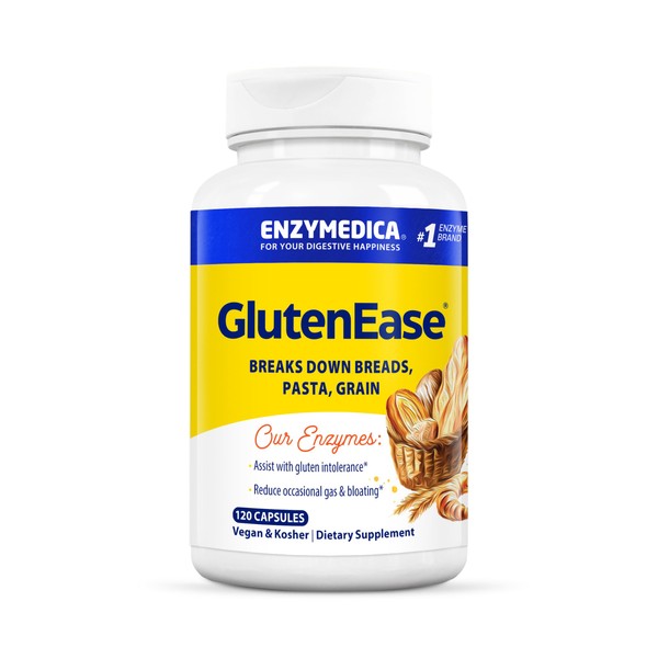Enzymedica Enzymedica GlutenEase, Digestive Enzymes for Food Intolerance, Support for