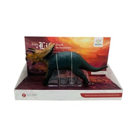 New Canna education toy Triceratops Dinosaur Figure Toy, 9 Inch Size, Green Color, Soft Construction