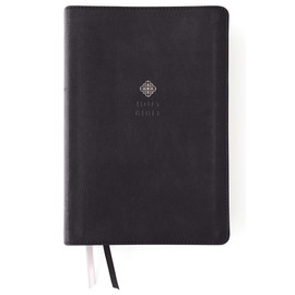 NIV, Men's Devotional Bible (By Men, for Men), Large Print, Leathersoft, Black, Comfort Print