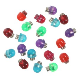 Outanaya 20 Pcs Scissor Muffler Accessories Colorful Hair Scissor Bumpers for Barber Salon Noise Reduction Injury Prevention Tools