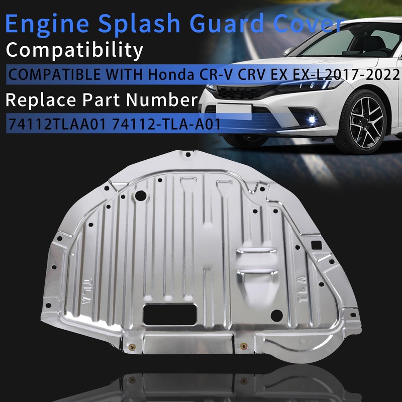 Engine Splash Shield Guard Compatible with Honda CR-V CRV EX