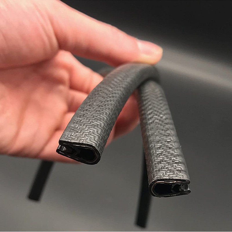 Black PVC Edge Trim, 3.5 Feet (1 Meter), Fits Edge