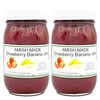 Amish Strawberry/Banana Jam - Two 16 Oz Jars