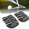 9pcs/set Golf Iron Head Covers Set Waterproof Golf Club Head