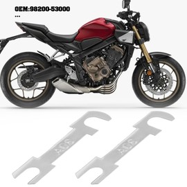 ECSiNG 10pcs 30A Motorcycle Main Fuse Blade Fuse 98200-53000 Compatible with Honda CB 650 750 900 34x8mm