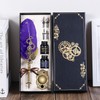 Oauir Gusix Quill Pen Ink Set, Feather Pen Calligraphy Pen