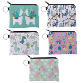 CWPFVQA 5 Piece Purse, Mini Purse, Kids Purse, Coin Bag, Mini Bag with Zip, Small Purse, Coin Bag for Women, multicoloured