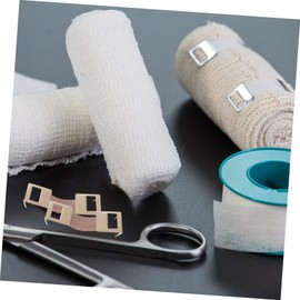 CATIEBYE 50pcs Elastic Bandage Clips - Metal Bandage Wrap Clips for Sprains and Calf Winding -