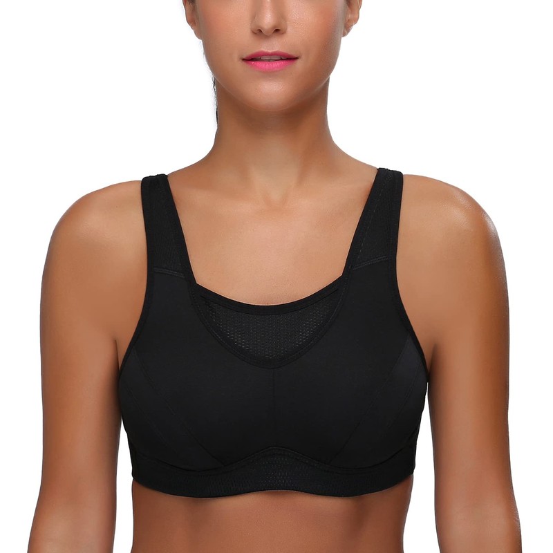 WingsLove - Brasier Deportivo para Mujer, Cobertura Completa, de Alto