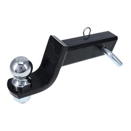 RoadPro RP21556 Trailer Hitch Ball Mount with 2 Inch Ball and Hitch Pin Clip Solid Steel Tow Ball Hitch 2in Receiver 5000 lbs 3.25in Drop Starter Kit