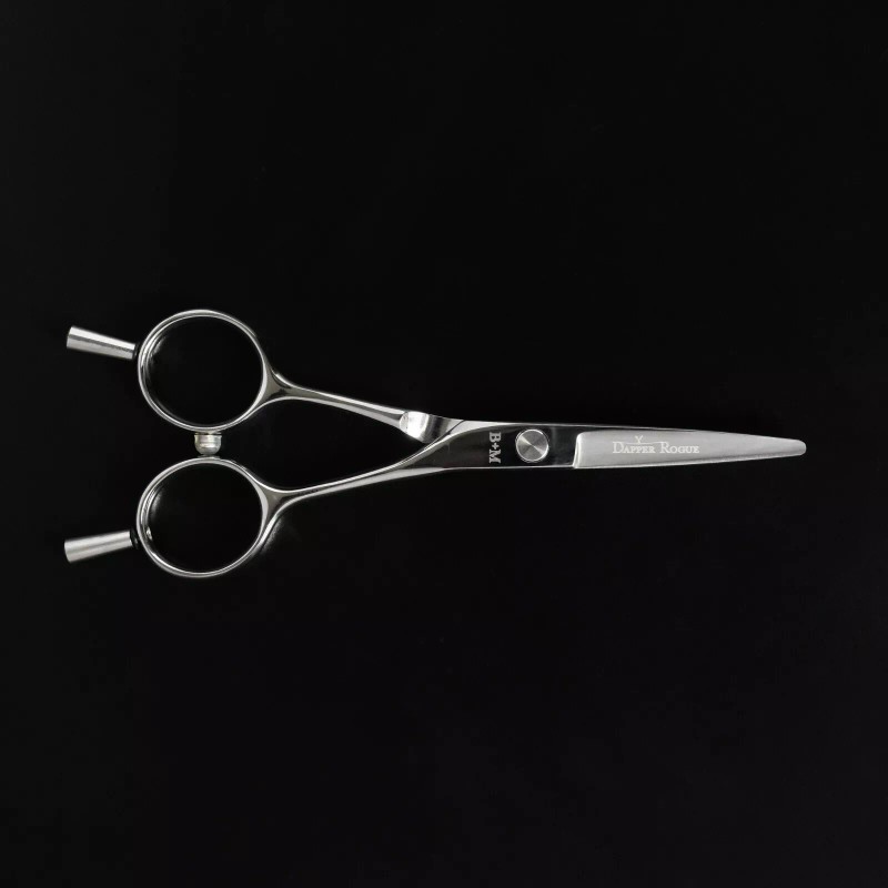 Dapper Rogue Men's Beard & Moustache Grooming Scissors in 9cr13mov Stainless