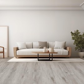 Peel and Stick Floor Tiles,Waterproof Flooring Wood Planks,Rigid Surface Hard Core Easy DIY Self Adhesive Flooring,36 Pack,Base Cover 54 Sq. Ft.Easy DIY Planks for Any Room.