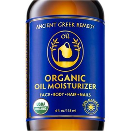 100% Organic Blend of Olive, Lavender, Almond and Grapeseed oils with Vitamin E. Daily Moisturizer for Skin, Hair, Face, Cuticle, Nail, Scalp, Foot. Pure Cold Pressed, Full Body oil for Men and Women