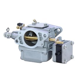 Boat Motor Carburetor Carbs Fit for Yamaha 2-Stroke 20HP 25HP Outboard Engine Replaces 6L2-14302-11，Flow to The Upper 6L2-14301-11 Carburetor