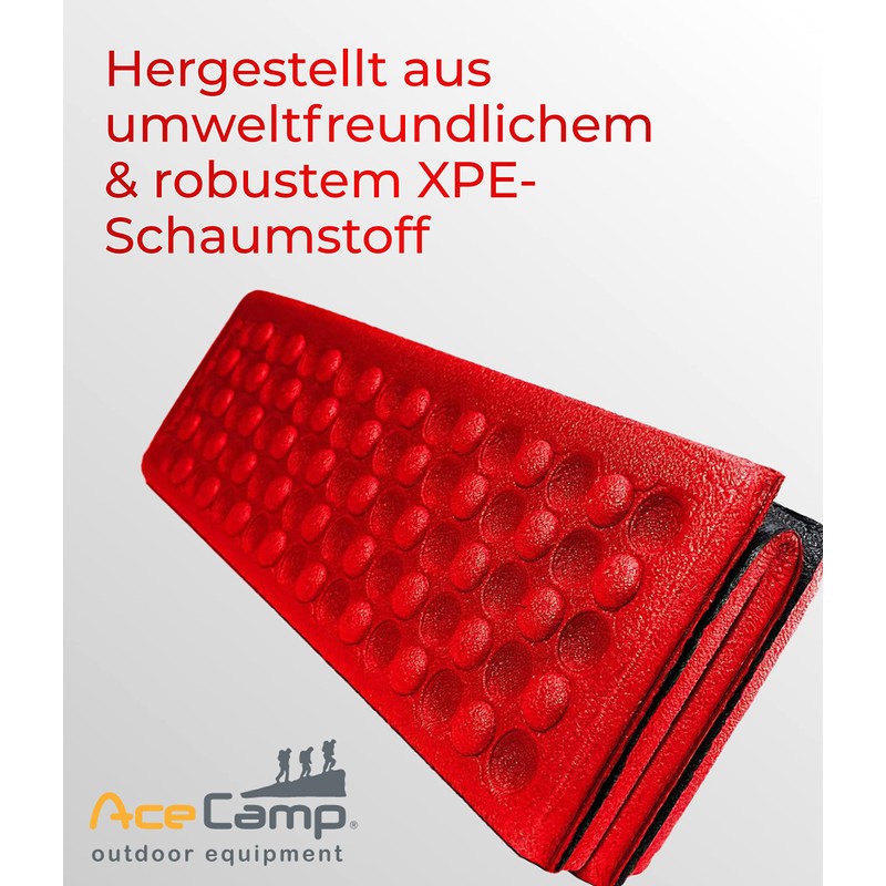 AceCamp Portable Ultralight Mini Waterproof Folding Mat, Foam Sitting Pad