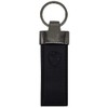 GERMANUS Black Leather Keyring, black
