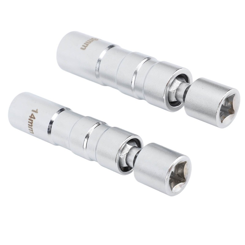2pcs Spark Plug Socket Magnetic 14mm 16mm Thin Wall Spark