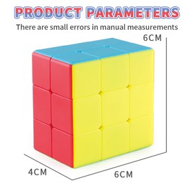 Oostifun 2 x 3 x 3 Irregular Puzzle Magic Cube Sticker Less 233 Magic Cube Puzzle Cube Toy