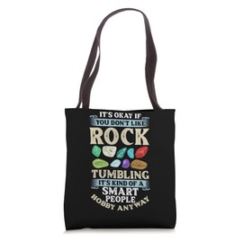 Rock Tumbling Stone Polish Kit Beginner Machine Tote Bag