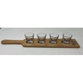 unbranded Blue Chair Bay Premium Rum 4X  Shot Glasses & Tray Set Inspired By Kenny Chesney