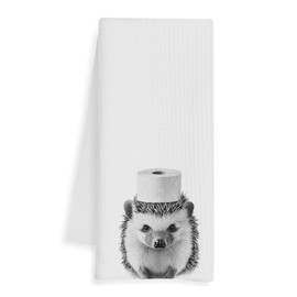 WFSM Hedgehog Gifts Hand Towels - Hedgehog Decorative Towels for Bathroom, Cute Animal Bathroom Decor, Hedgehogs Decor, Hedgehogs Gifts for Kids, 16×24 Inches