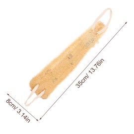 FRCOLOR Natural Loofah Bath Brush for Exfoliating Back and Shoulder Scrubber Body Shower Sponge 100% Natural Loofah Towel for Spa and Home Use