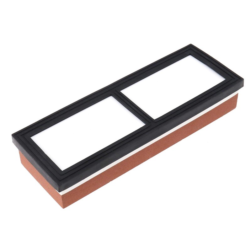 OTOTEC 1000/3000 White Corundum Double-Sided Household Whetstone with Anti-Slip Mat