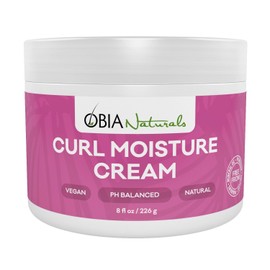 OBIA Naturals Curl Moisture Cream, Light-Weight Leave-In Conditioner, 8oz
