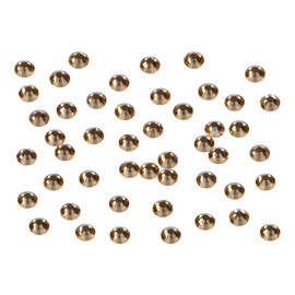 1440PCS Art Nail Rhinestones non Hotfix Glue Fix Round Crystals Glass Flatback for DIY Jewelry Making with one Picking Pen (ss20 1440pcs, Lt. Topaz)