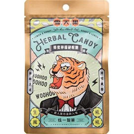 Dover Field Far East Snow Fruit Taiwan Herbal Candy, Honey & Lemon Flavor, 1.1 oz (30 g) x 6 Pcs