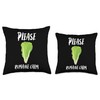 Please Romaine Calm Lettuce Healthy Vegetable Throw Pillow