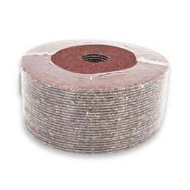 VSM Aluminum Oxide Resin Fiber Disc, 7" X 7/8", 36 Grit, Coarse Grade, Tear-Resistant Fiber Backing, Pack of 25 Durable Abrasive Discs, Hand-Held Machine Compatible