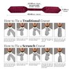 DiBanGu Blue Purple Ascot Ties for Men Cravat Tie and