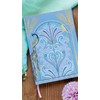 Sara Miller Savannah A5 Fabric Journal, 200 Ruled gold edged