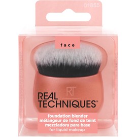 Real Techniques, Foundation Blender, Brocha para Bases de Maquillaje, Base Líquida + Crema + Polvo, Cobertura Uniforme