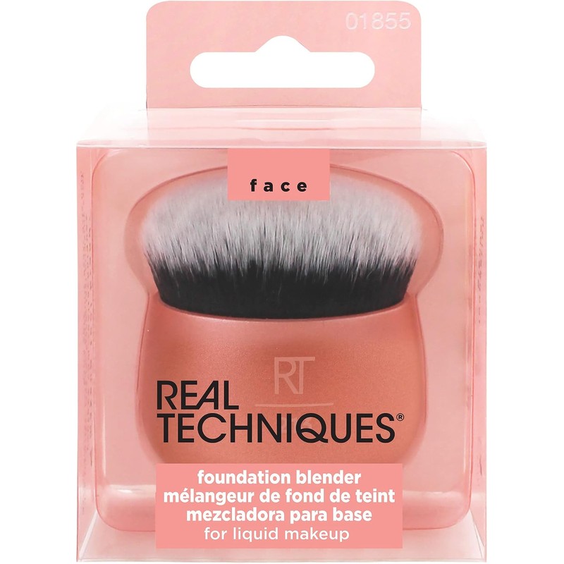 Real Techniques, Foundation Blender, Brocha para Bases de Maquillaje, Base