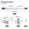 uxcell 2Pcs Lid Support Hinges, 8 Inch 120N Gas Struts