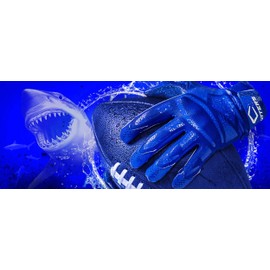 Cutters Rev Pro 4.0 Receiver Glvs Solid Royal A/XXXL, Royal Blue (S500-S-10-37)