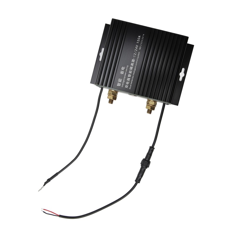 Dual Battery Isolator 150A 12V 24V LED Smart Flashing Voltage